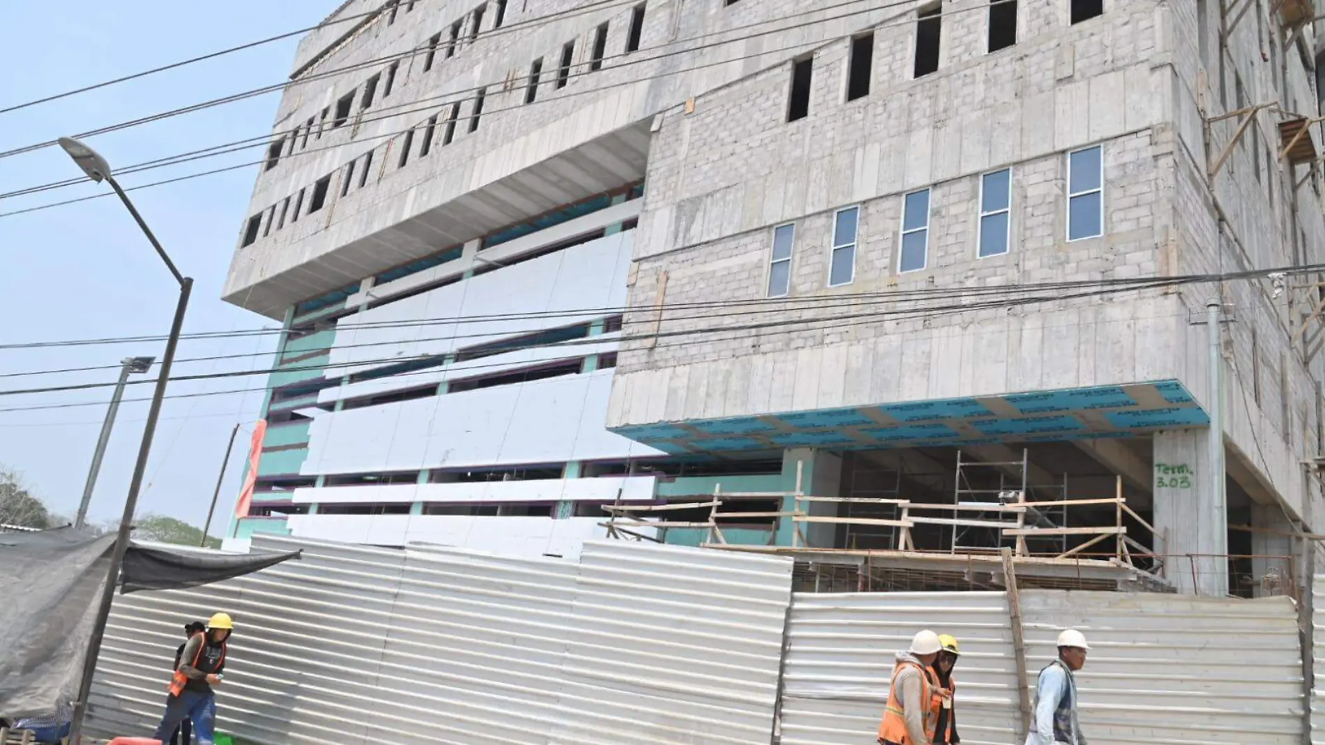 El hospital es construido en más de 55 mil metros cuadrados 